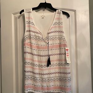 NWT Tribal Jeans Top Sz M